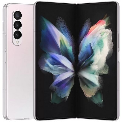 Смартфон Samsung Galaxy Z Fold3 12/256 ГБ, Серебряный - фото 23890