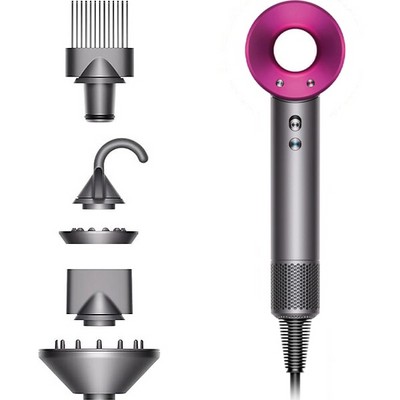 Фен Dyson Supersonic HD07 Iron/Fuchsia, фуксия - фото 30017