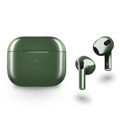 Беспроводные наушники Apple AirPods 3 Custom глянцевый, Болотно-зелёный - фото 30174