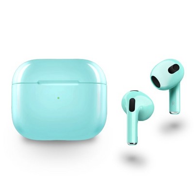 Беспроводные наушники Apple AirPods 3 Custom глянцевый, Тиффани - фото 30179