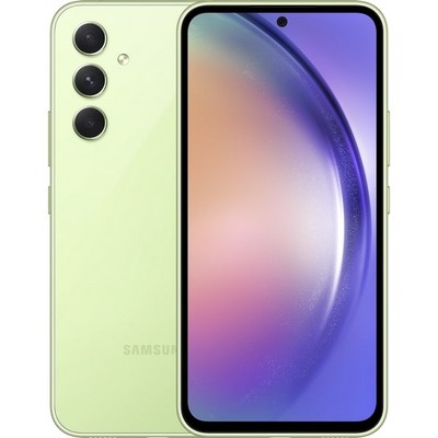 Смартфон Samsung Galaxy A54 5G 8/256 ГБ, Dual nano SIM, лайм - фото 32812