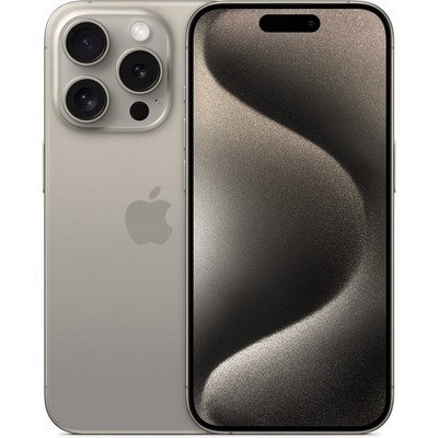 Смартфон Apple iPhone 15 Pro 256 ГБ, Dual: nano SIM + eSIM, титан - фото 34813