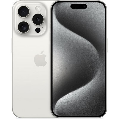 Смартфон Apple iPhone 15 Pro 512 ГБ, Dual: nano SIM + eSIM, белый титан - фото 34836