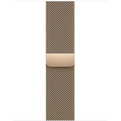 Браслет Apple Milanese Loop для Apple Watch, золотой - фото 35804