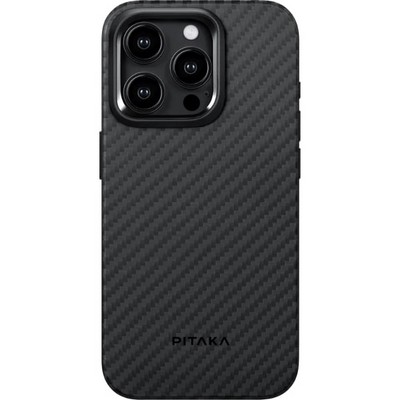 Чехол Pitaka MagEZ Case Pro 4 для iPhone 15 Pro Max 600D Black/Grey - фото 37667
