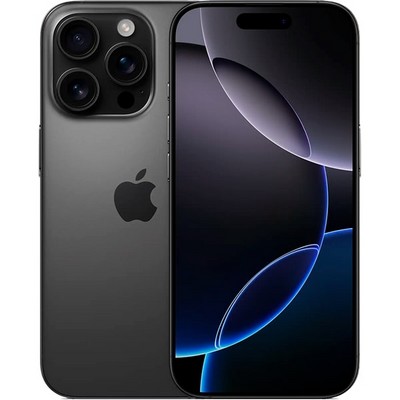 Смартфон Apple iPhone 16 Pro 128 ГБ SIM + eSIM, черный титан - фото 42521