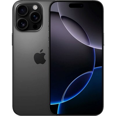 Смартфон Apple iPhone 16 Pro Max 256 ГБ SIM + eSIM, черный титан - фото 42585