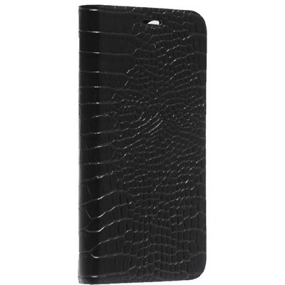 Чехол-книжка кожаный Peacocktion Crocodile Genuine Leather для iPhone 11 Pro (5.8") 2019 г. (SH2OIPXIBLK) Черный - фото 9419