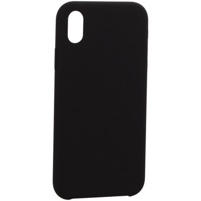 Накладка силиконовая MItrifON для iPhone XR (6.1") без логотипа Black Черный №18 - фото 11175