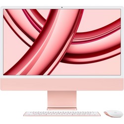 Моноблок Apple iMac 24" Retina 4,5K 2023 (Apple M3, 8-Core GPU, 8 Гб, 256 Гб SSD) MQRD3, розовый