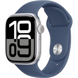 Умные часы Apple Watch Series 10 GPS 42mm Silver Aluminum Denim Sport Band