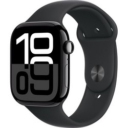 Умные часы Apple Watch Series 10 GPS 46mm Jet Black Aluminum Black Sport Band