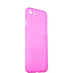 Чехол-накладка супертонкая для iPhone SE (2020г.)/ 8/ 7 (4.7) 0.3mm пластик в техпаке Розовый матовый