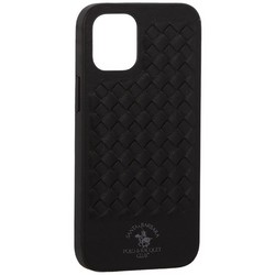 Накладка кожаная Club Ravel Series для iPhone 12 mini (5.4") Черная