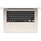 Ноутбук Apple Macbook Air 15 2024 (Apple M3, 10-core GPU, 16Gb, 512Gb SSD) MXD33 Starlight - фото 39472