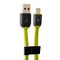 Дата-кабель USB iBacks High-speed Cable with Apple Lightning Connector-Speeder Series (1.0 м) - (ip60259) Green/ Gray - фото 4992
