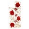 Чехол-накладка пластиковая KZDOO Flowers TPU+Dried Flowers+Lucite для Iphone 11 Pro Max (6.5") силиконовый борт Красная - фото 10055