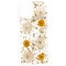 Чехол-накладка пластиковая KZDOO Flowers TPU+Dried Flowers+Lucite для Iphone 11 Pro (5.8") силиконовый борт Желтая - фото 10038