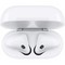 Беспроводные наушники Apple AirPods 2 с зарядным футляром MV7N2, белый - фото 17336